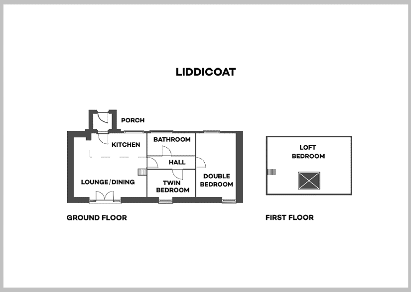 Liddicoat Cottage Floorplan at Tredethick